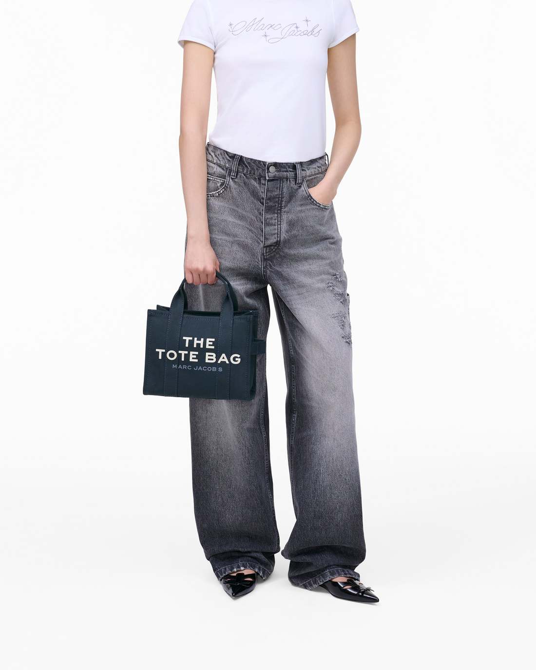 Marc Jacobs Great Value - The Canvas Small Tote Bag Blue Sea