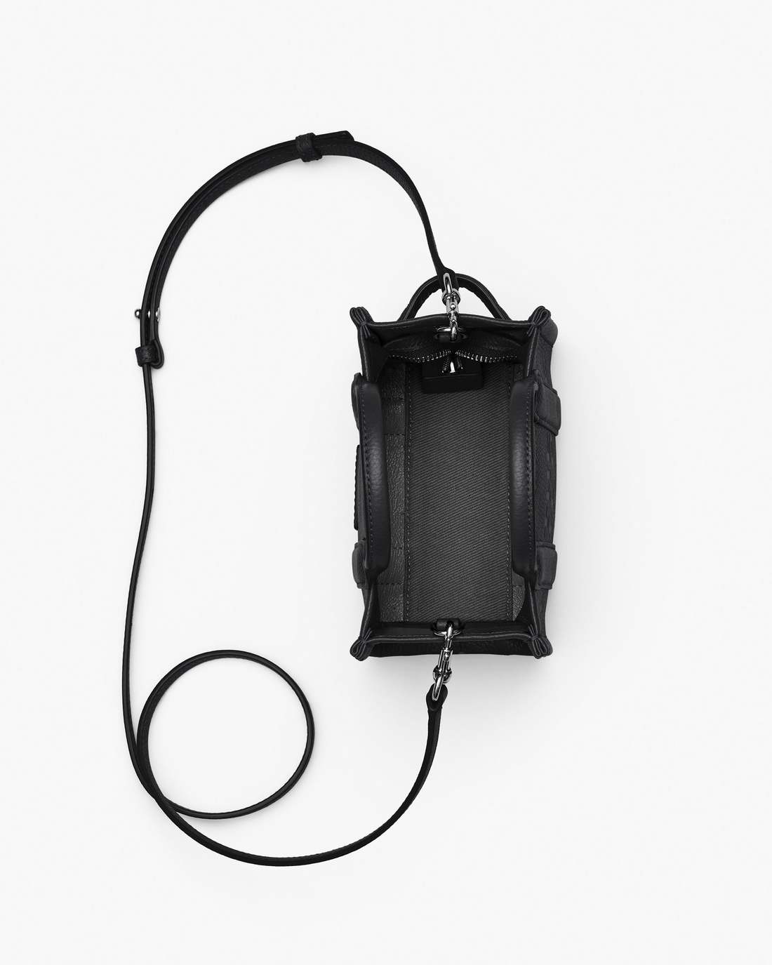 Marc Jacobs Customer Favorite - The Leather Crossbody Tote Bag Black