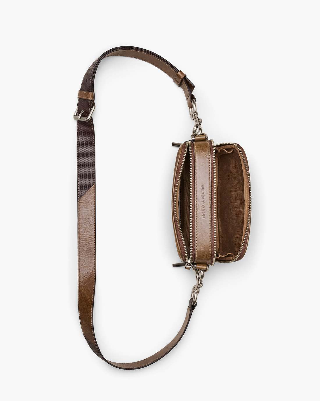 Marc Jacobs Customer Favorite - The Suede Patchwork Snapshot Brown Multi