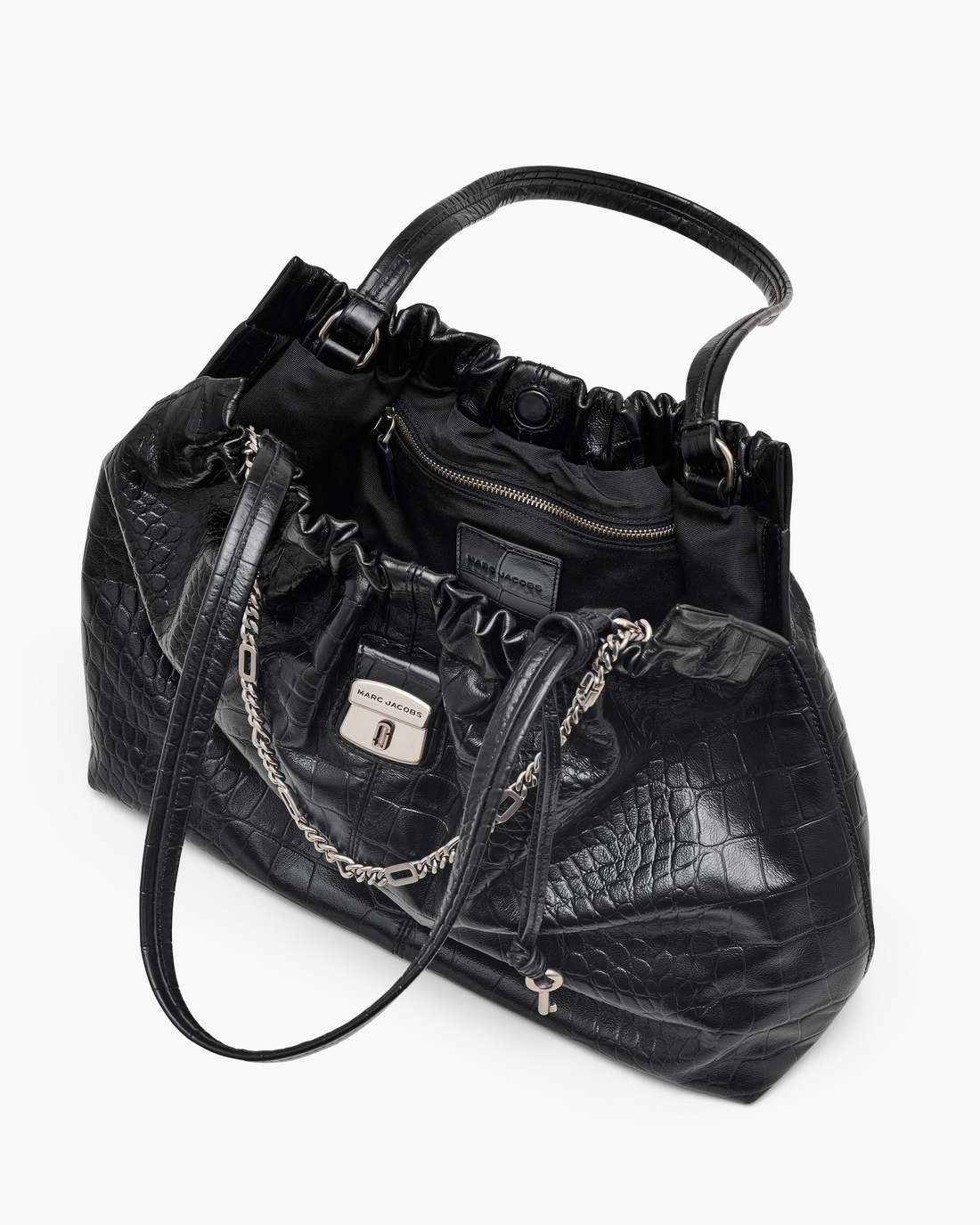 Marc Jacobs Sale - The Croc Cristina Tote Black