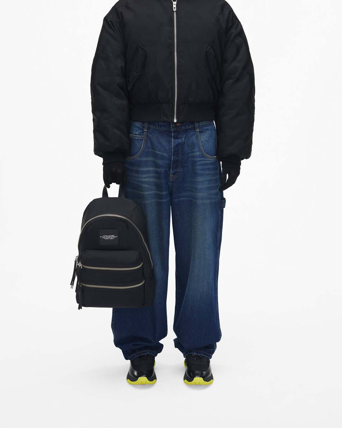 Marc Jacobs Great Value - The Biker Nylon Large Backpack Black