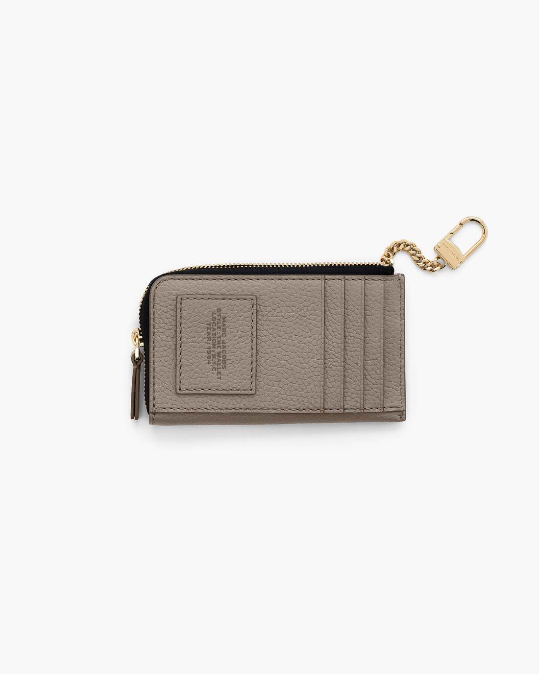 Marc Jacobs Popular - The Leather Top Zip Multi Wallet Cement