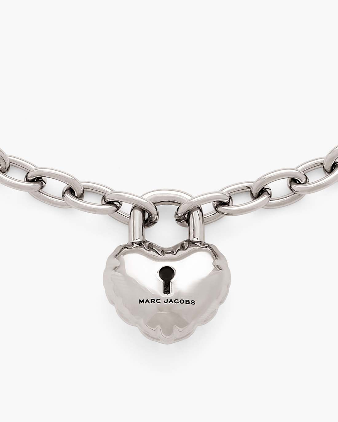Marc Jacobs Special Offer - The Heart Balloon Necklace Light Antique Silver