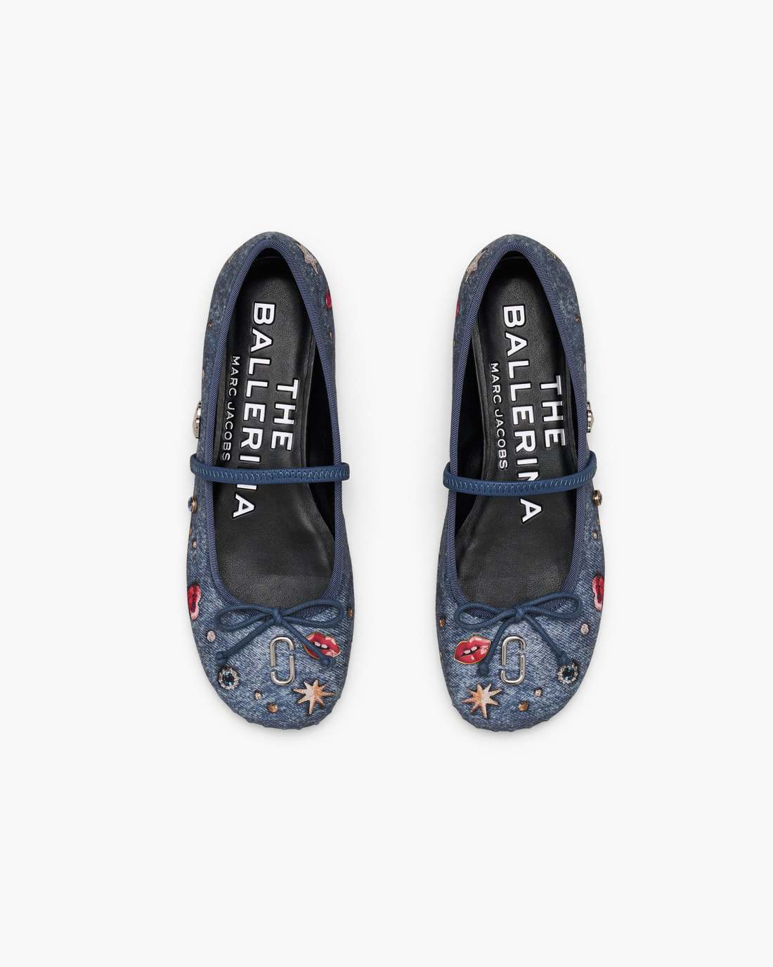 Marc Jacobs Sale - The Trinket Charm Sabrina Ballerina Medium Wash Multi