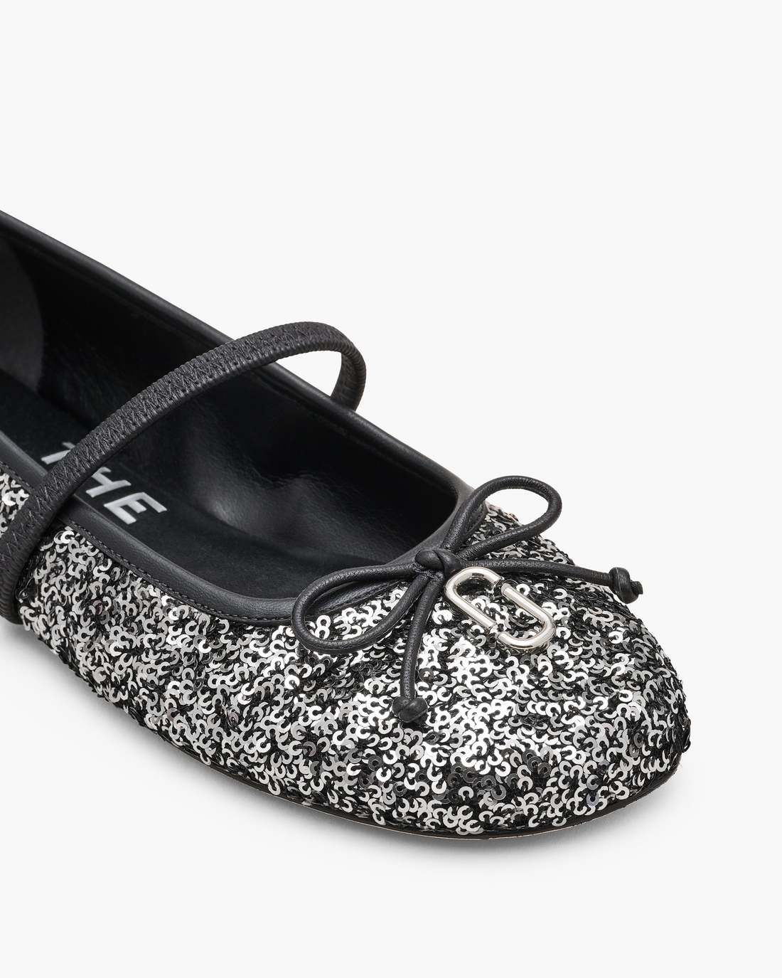 Marc Jacobs Great Value - The Sequin Sabrina Ballerina Silver