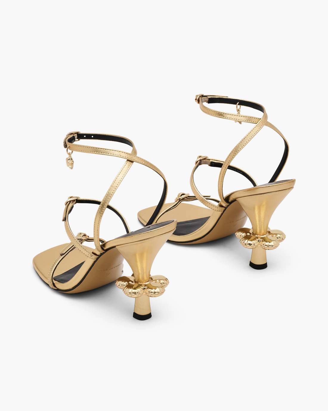 Marc Jacobs Featured - The Metallic Leather Daisy Heel Gold