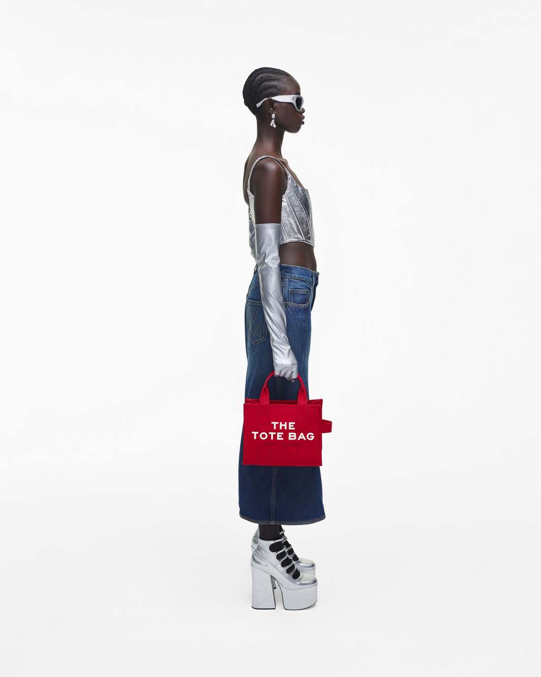 Marc Jacobs Customer Favorite - The Canvas Small Tote Bag True Red
