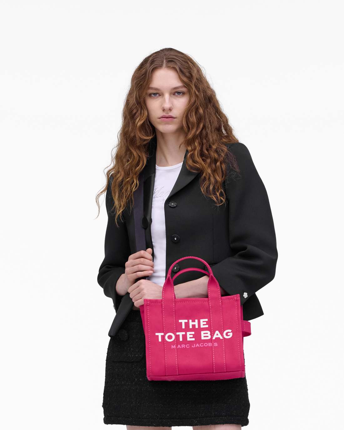 Marc Jacobs Essential - The Canvas Small Tote Bag Raspberry Pink
