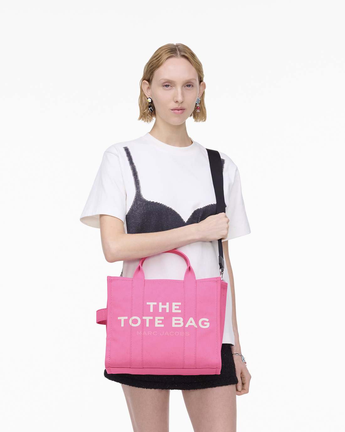 Marc Jacobs Premium - The Canvas Medium Tote Bag Bow Pink