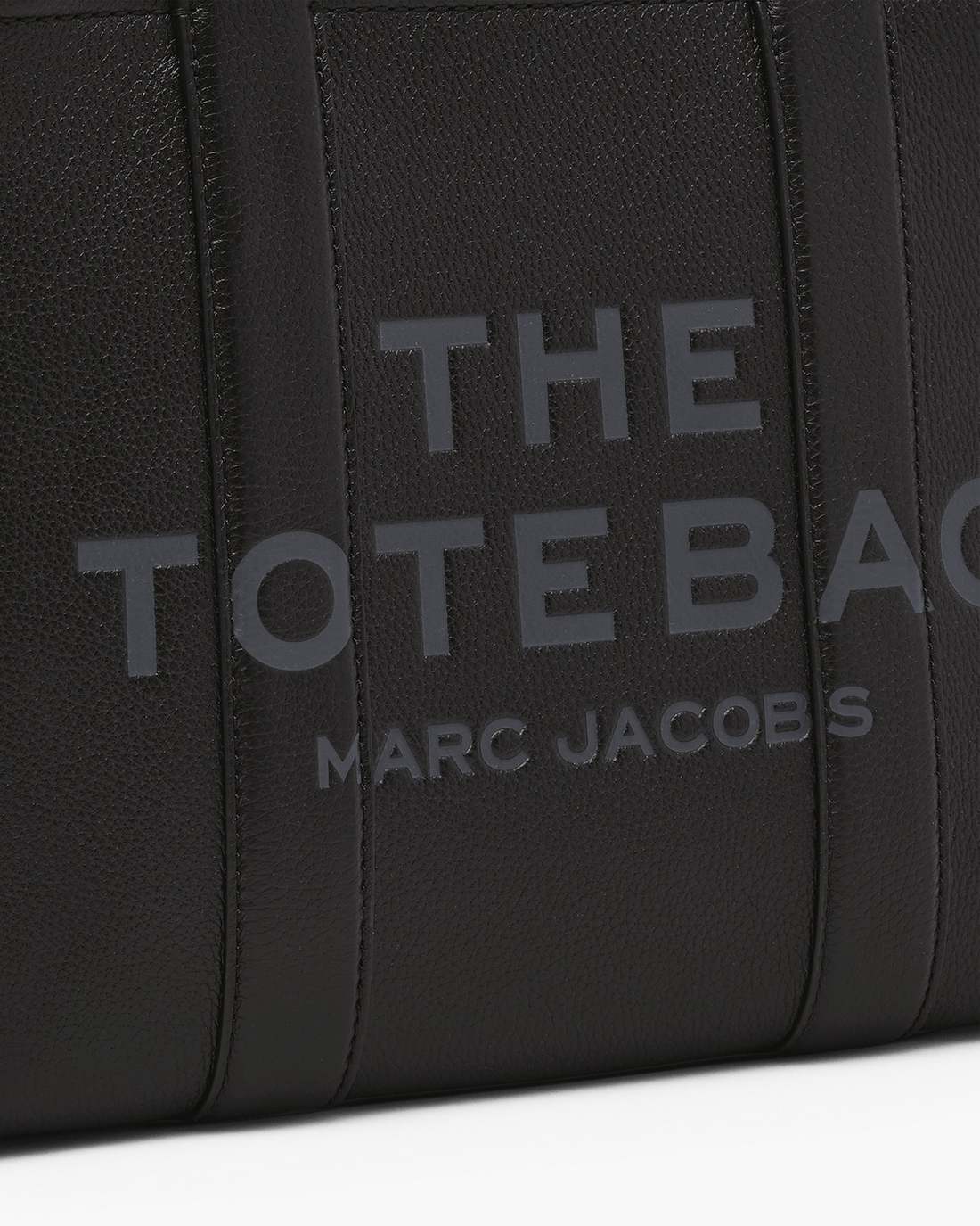Marc Jacobs Discount - The Leather Medium Tote Bag Black