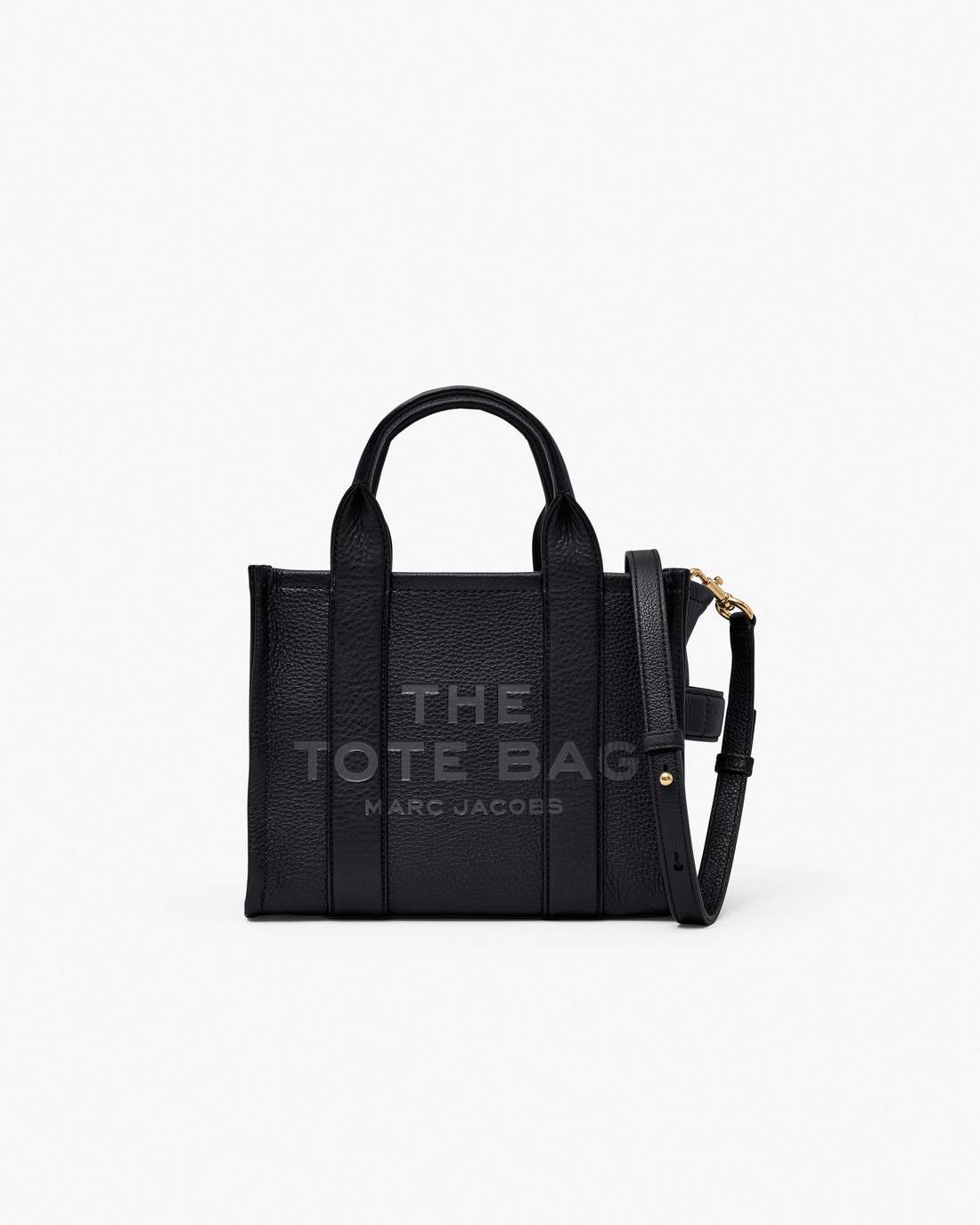 Marc Jacobs Discount - The Leather Small Tote Bag Black
