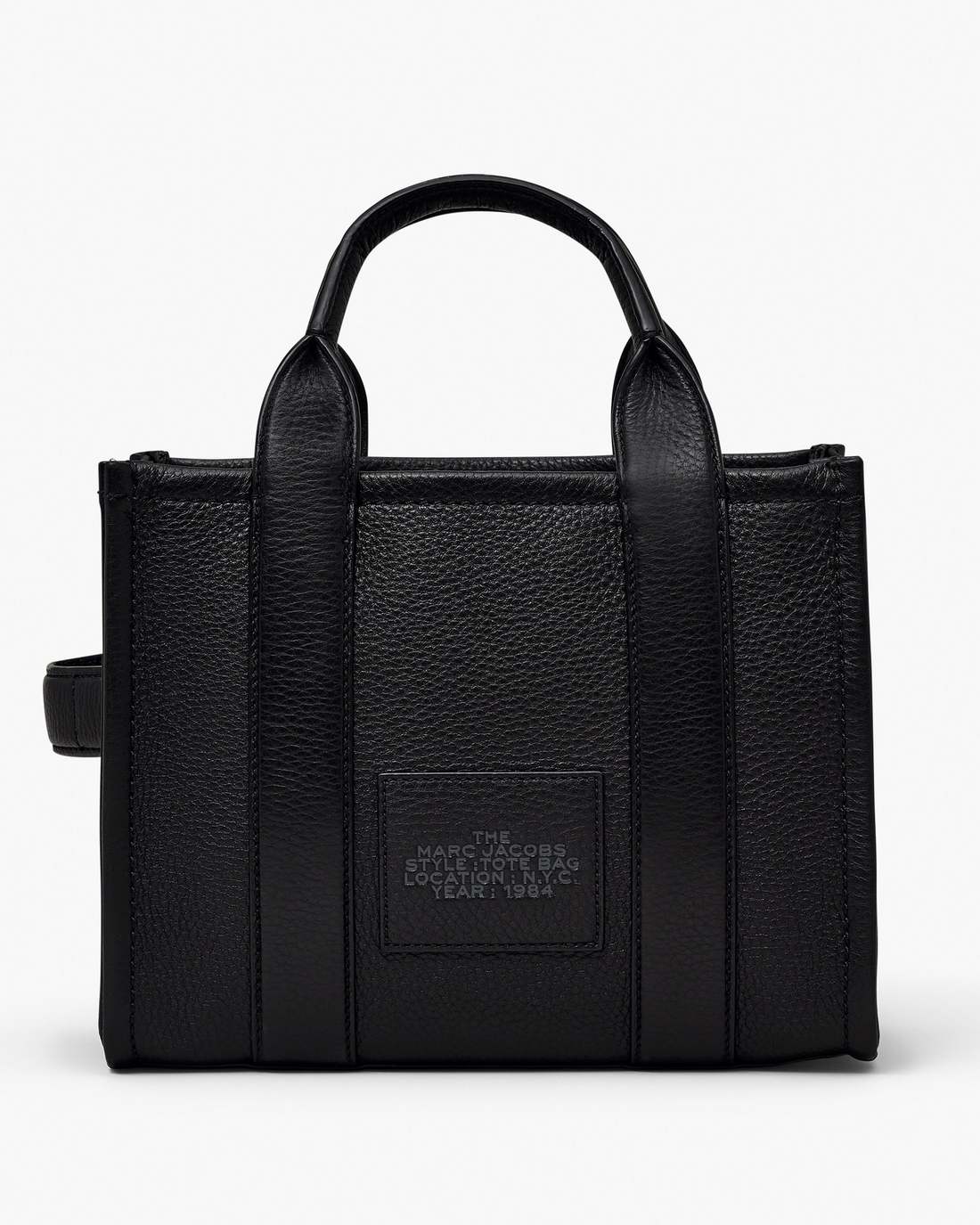 Marc Jacobs Discount - The Leather Small Tote Bag Black