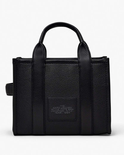 Marc Jacobs Discount - The Leather Small Tote Bag Black