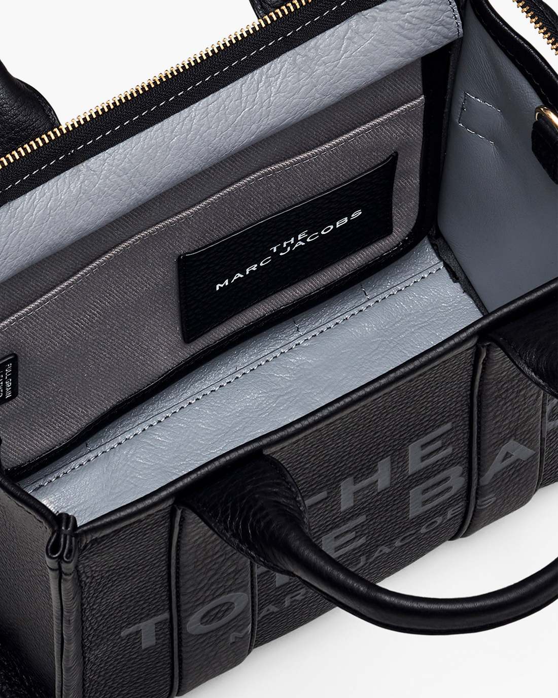 Marc Jacobs Discount - The Leather Small Tote Bag Black