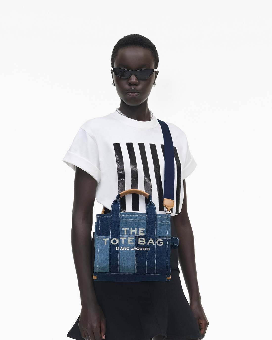 Marc Jacobs Trusted - The Denim Small Tote Bag Blue Denim