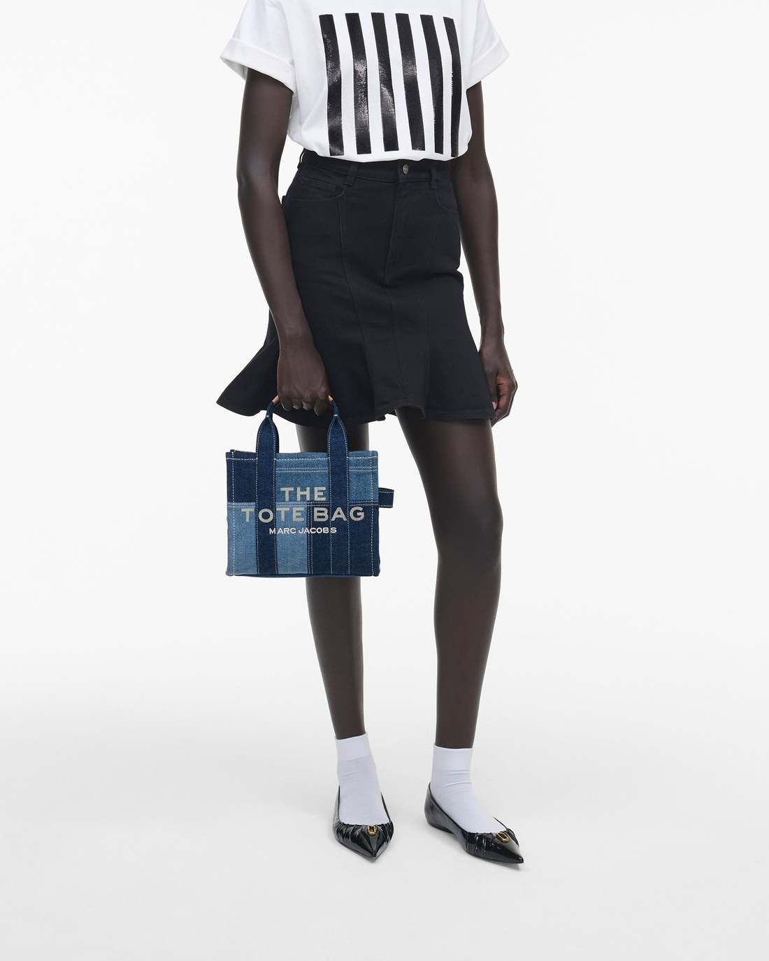 Marc Jacobs Trusted - The Denim Small Tote Bag Blue Denim