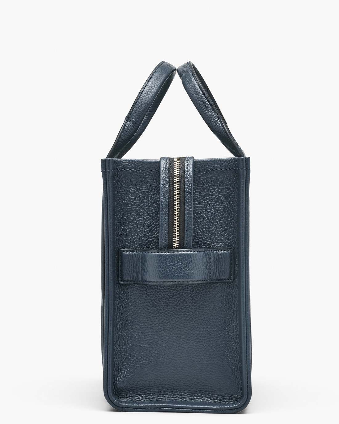 Marc Jacobs Quality - The Leather Medium Tote Bag Blue Sea