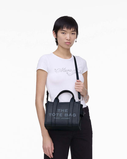 Marc Jacobs Special Offer - The Leather Small Tote Bag Blue Sea