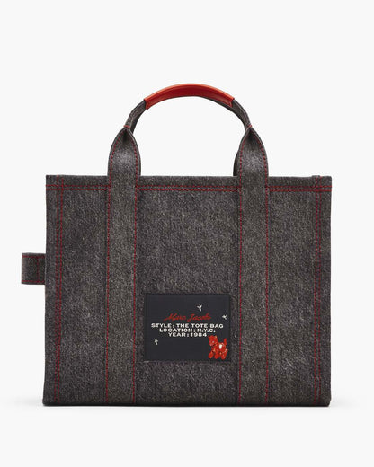 Marc Jacobs New - The Year Of The Horse Canvas Medium Tote Bag Black Multi