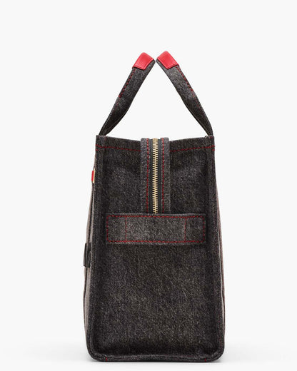 Marc Jacobs New - The Year Of The Horse Canvas Medium Tote Bag Black Multi
