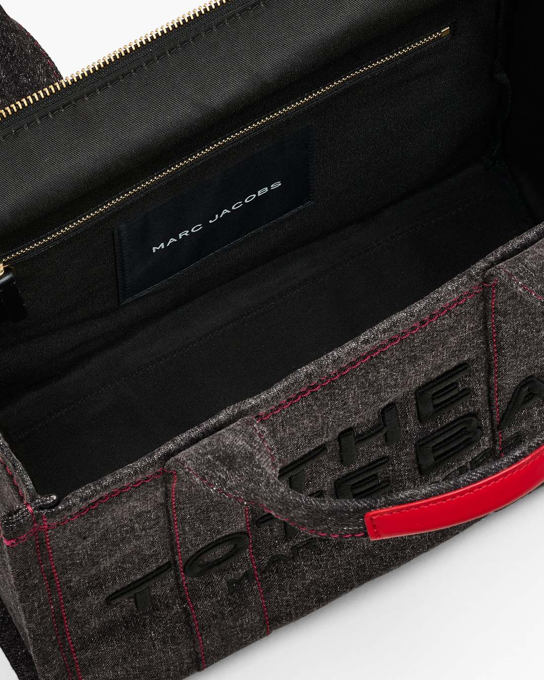 Marc Jacobs New - The Year Of The Horse Canvas Medium Tote Bag Black Multi