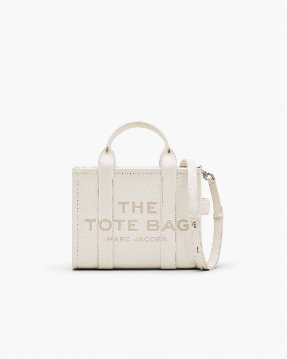 Marc Jacobs Everyday - The Leather Small Tote Bag Cotton/Silver