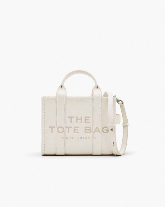 Marc Jacobs Everyday - The Leather Small Tote Bag Cotton/Silver