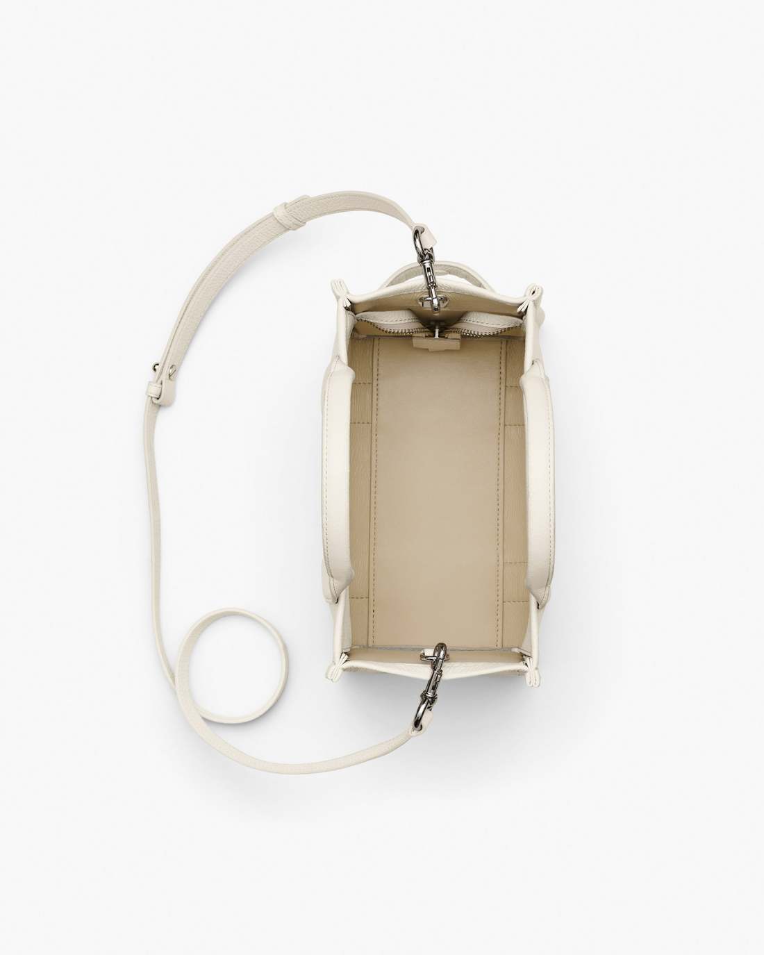 Marc Jacobs Everyday - The Leather Small Tote Bag Cotton/Silver