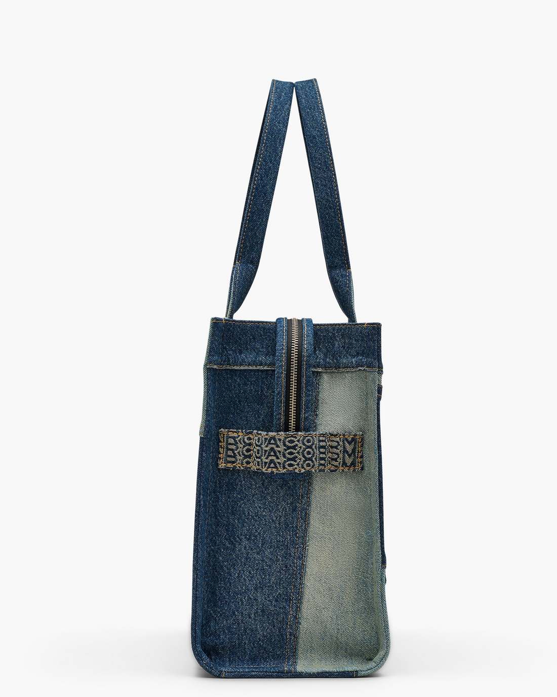 Marc Jacobs Hot Sale - The Deconstructed Denim Large Tote Bag Indigo Multi