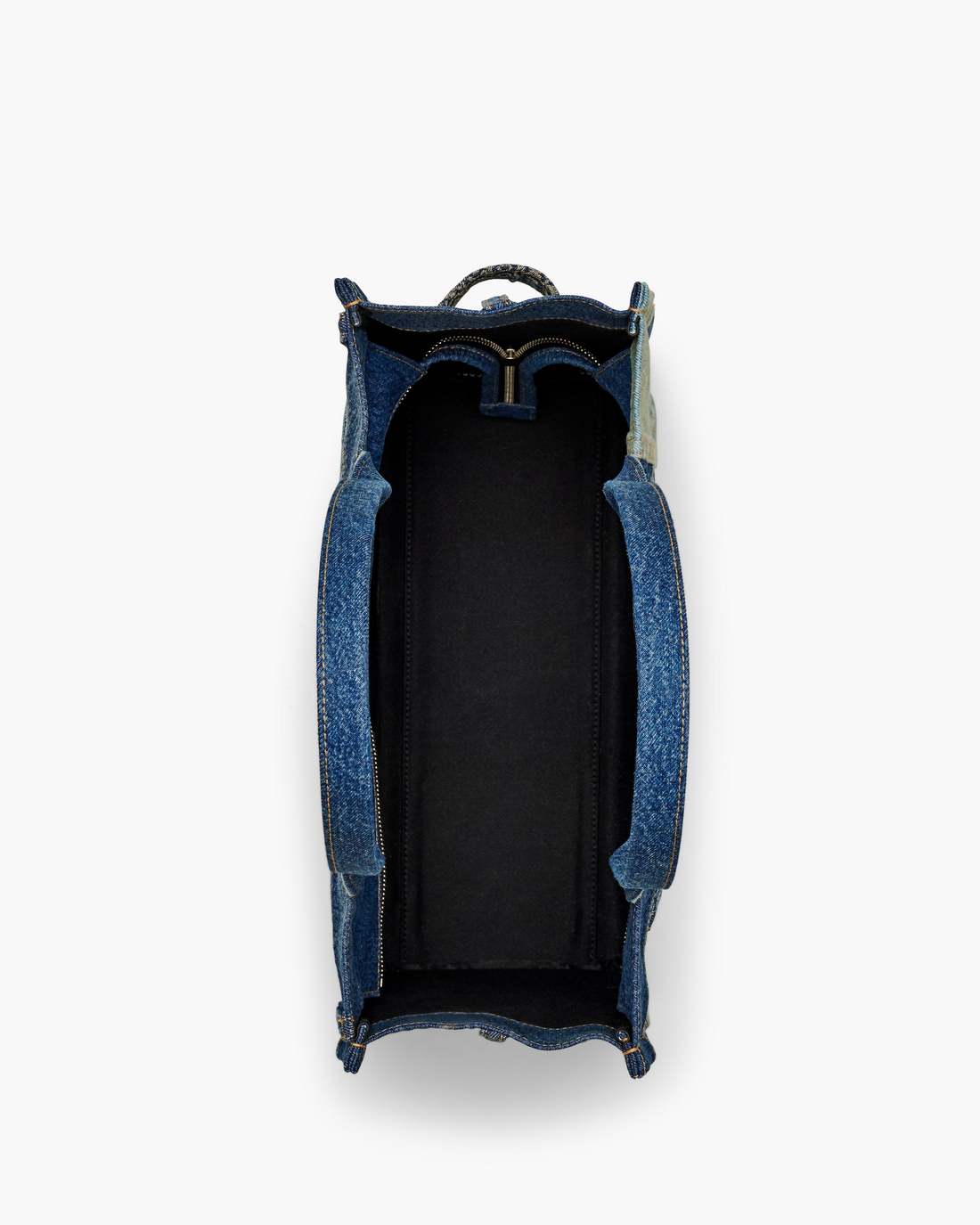 Marc Jacobs Hot Sale - The Deconstructed Denim Large Tote Bag Indigo Multi