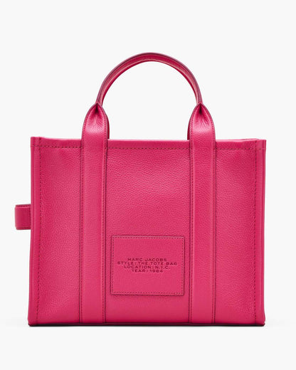 Marc Jacobs Classic - The Leather Medium Tote Bag Raspberry Pink