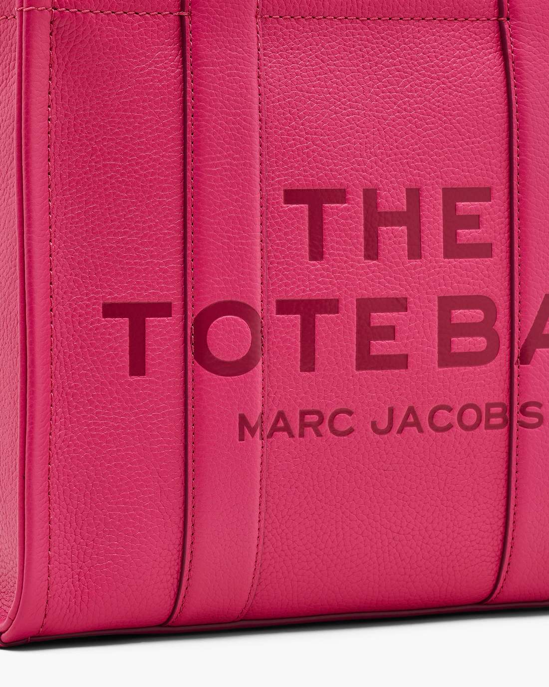Marc Jacobs Classic - The Leather Medium Tote Bag Raspberry Pink