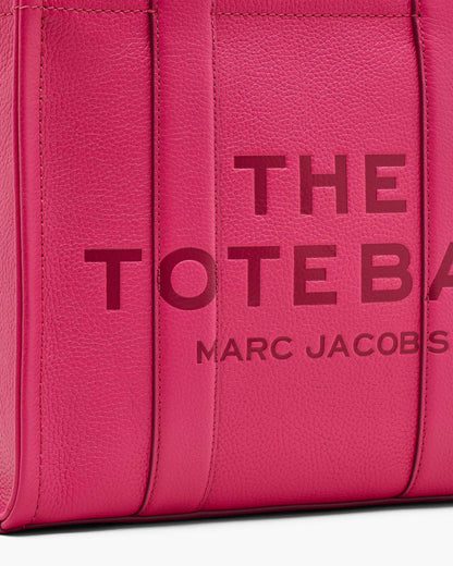 Marc Jacobs Classic - The Leather Medium Tote Bag Raspberry Pink