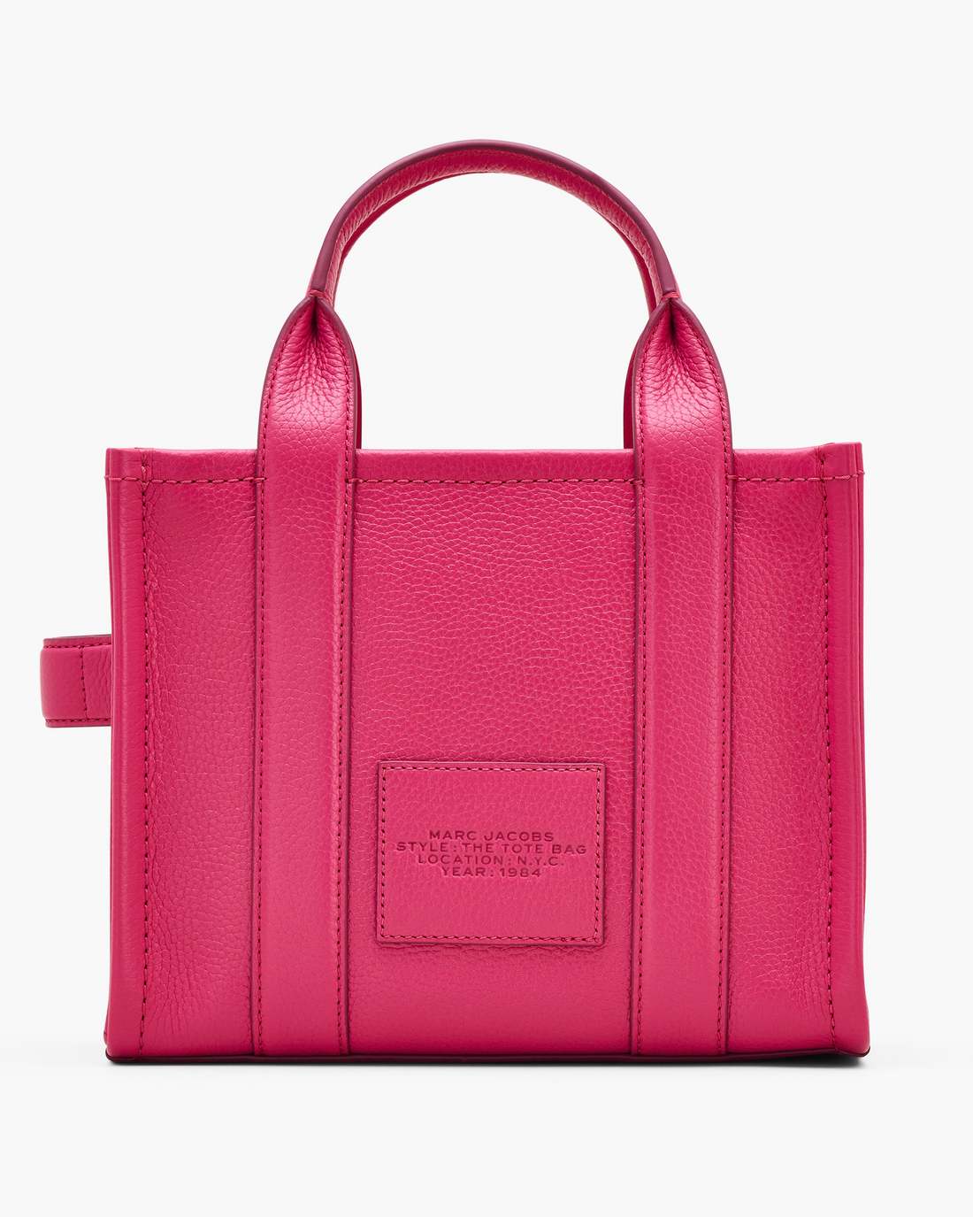 Marc Jacobs Best Seller - The Leather Small Tote Bag Raspberry Pink