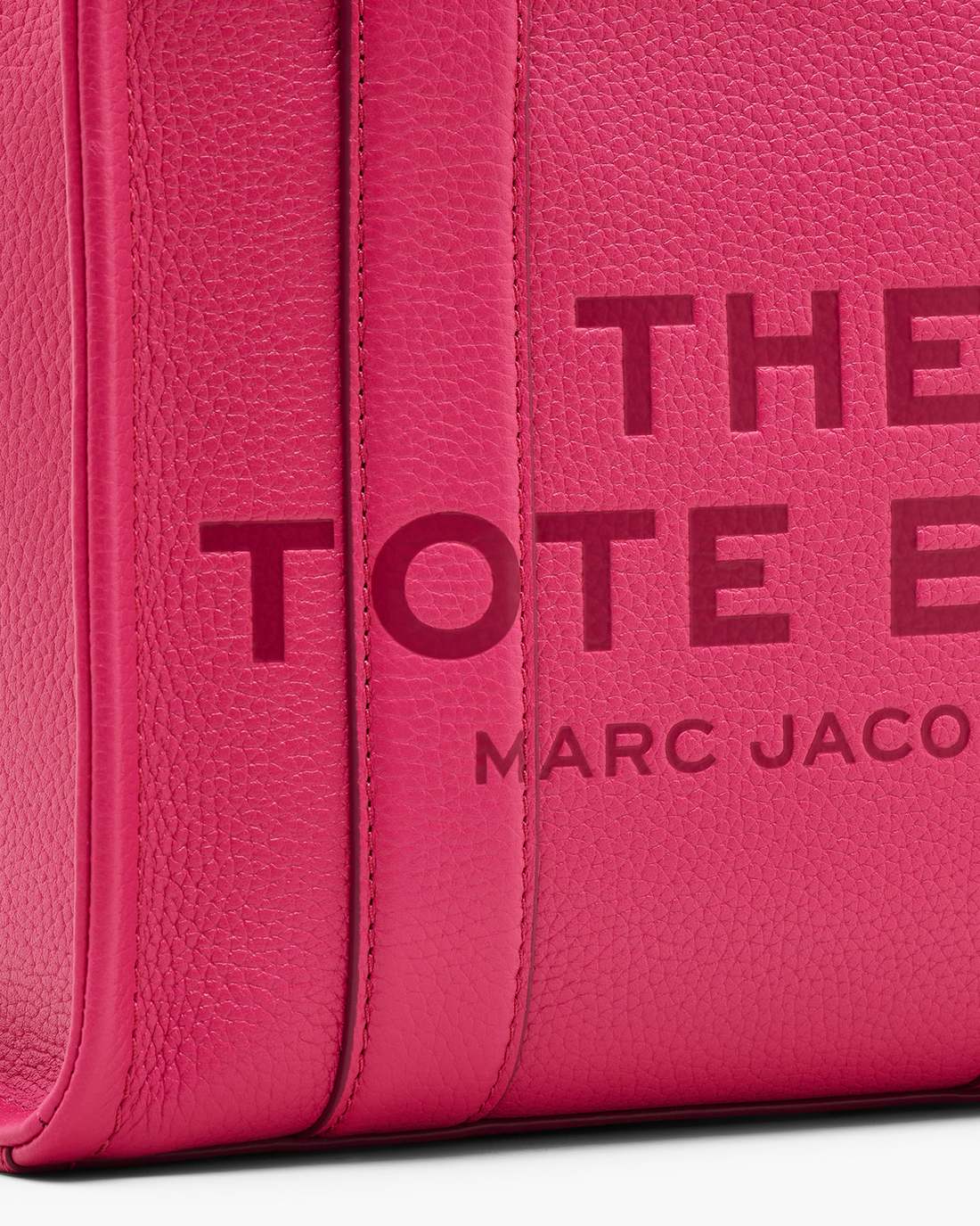 Marc Jacobs Best Seller - The Leather Small Tote Bag Raspberry Pink