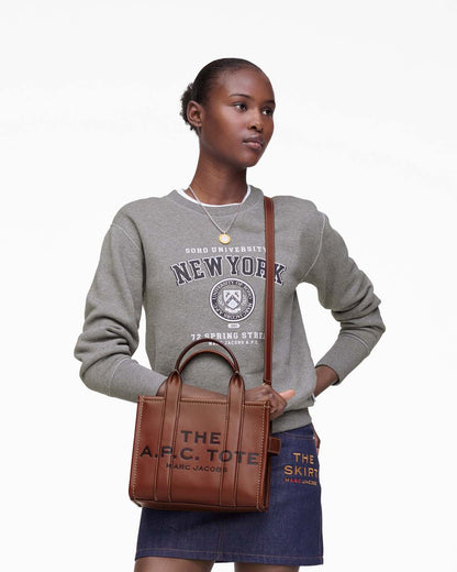 Marc Jacobs Discount - The A.P.C. X Marc Jacobs Leather Small Tote Bag Hazelnut