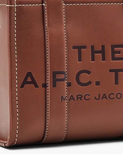 Marc Jacobs Discount - The A.P.C. X Marc Jacobs Leather Small Tote Bag Hazelnut