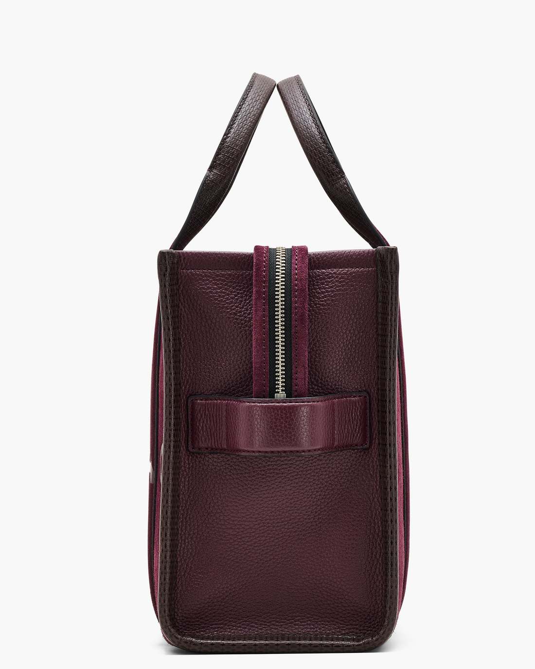 Marc Jacobs Sale - The Suede Medium Tote Bag Dark Plum