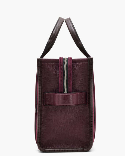 Marc Jacobs Sale - The Suede Medium Tote Bag Dark Plum