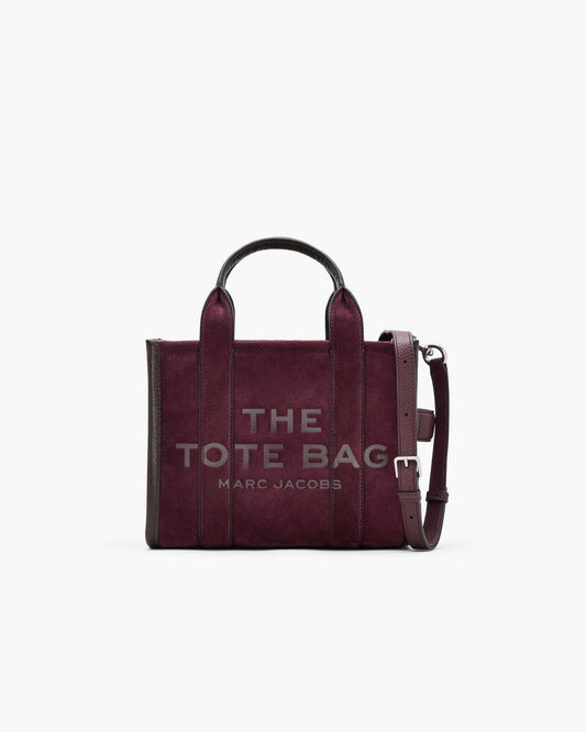 Marc Jacobs Special Offer - The Suede Small Tote Bag Dark Plum