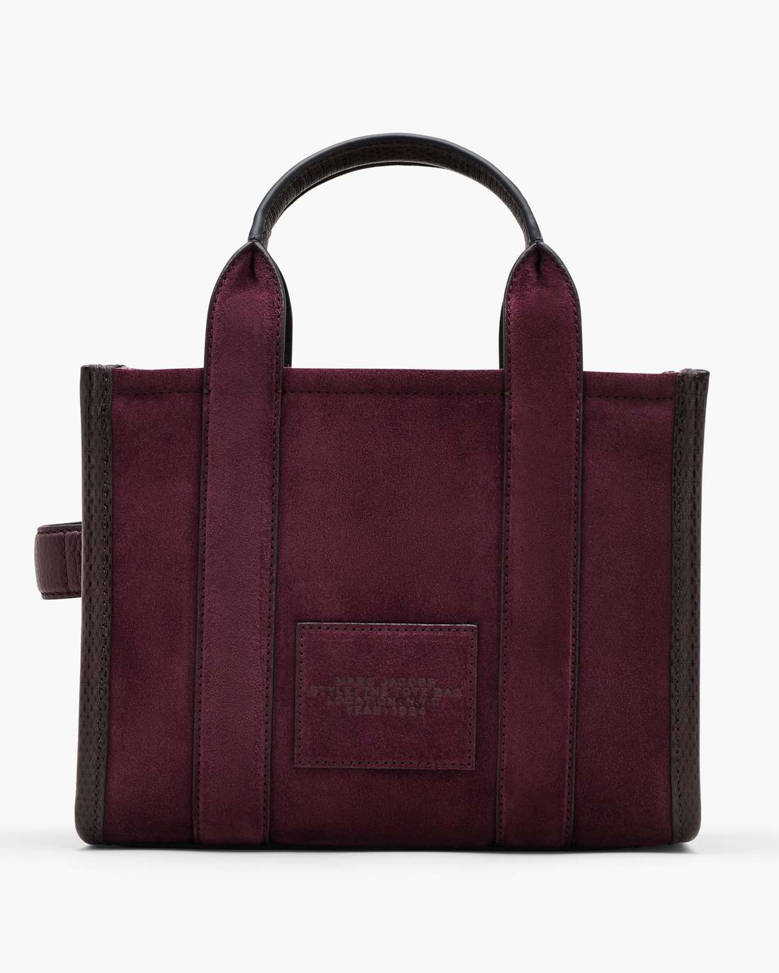 Marc Jacobs Special Offer - The Suede Small Tote Bag Dark Plum