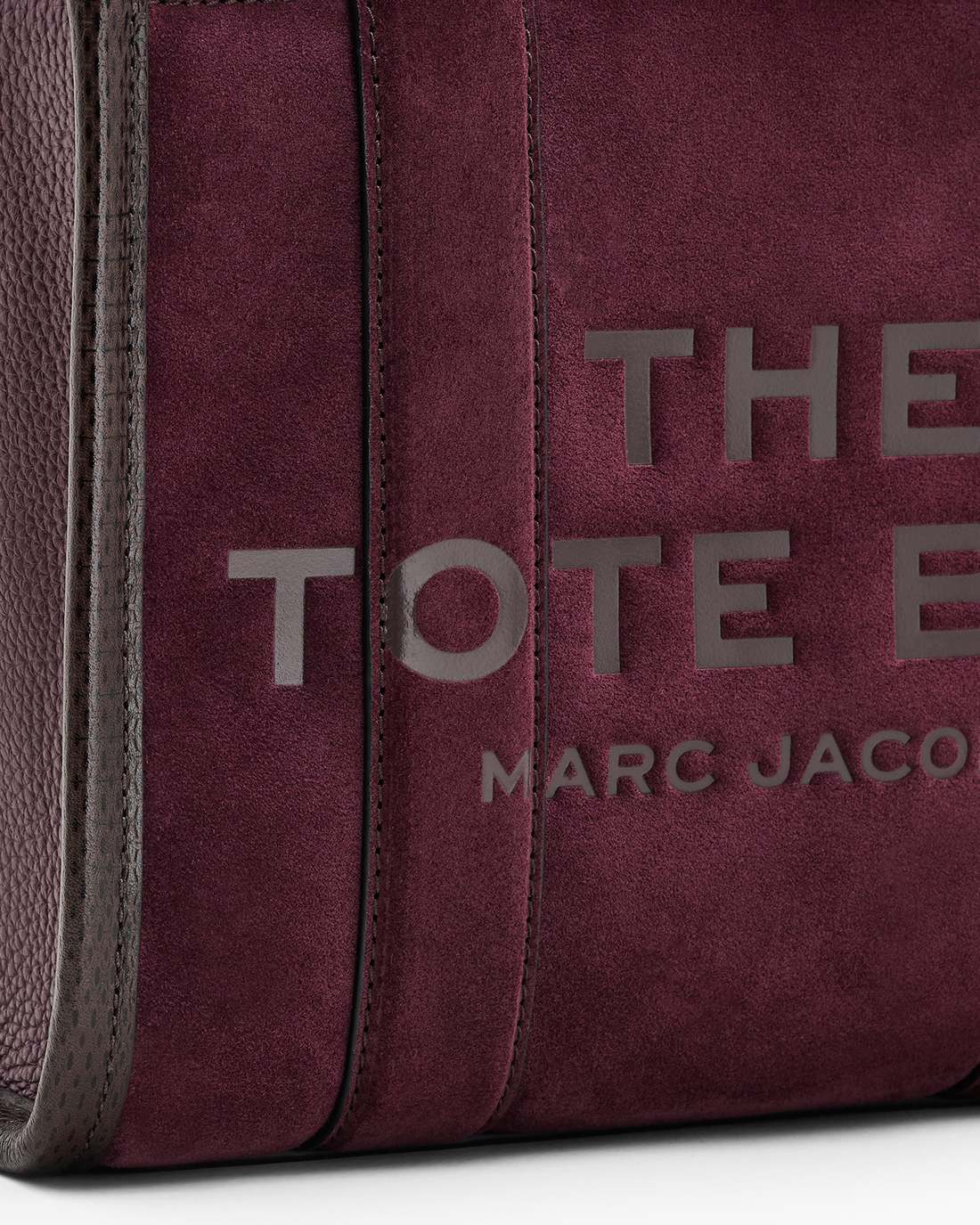 Marc Jacobs Special Offer - The Suede Small Tote Bag Dark Plum