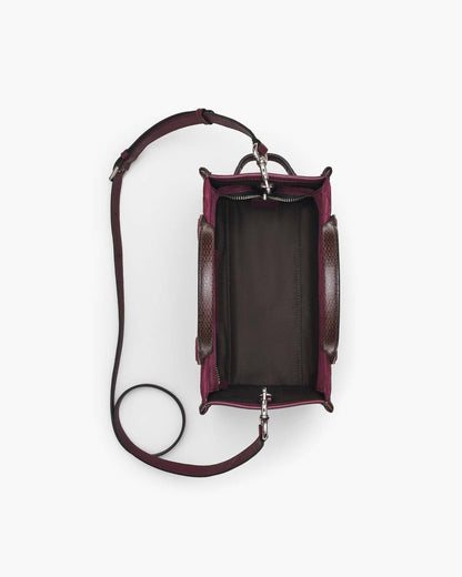 Marc Jacobs Special Offer - The Suede Small Tote Bag Dark Plum