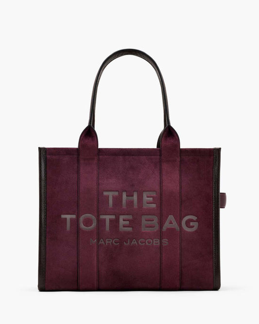 Marc Jacobs Best Price - The Suede Large Tote Bag Dark Plum