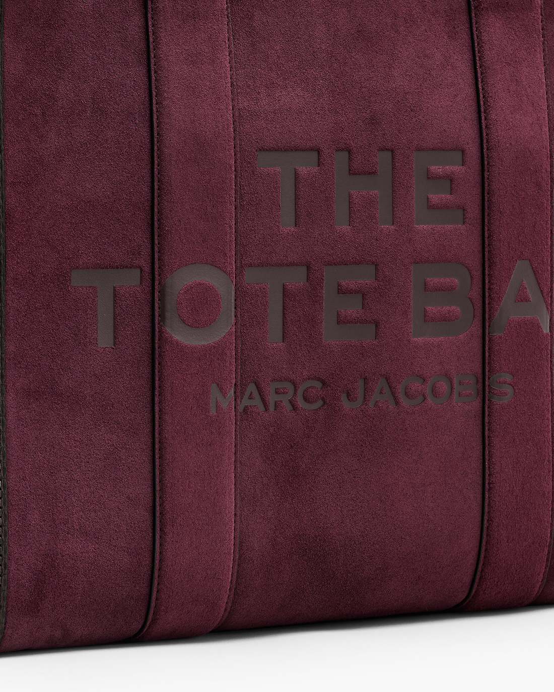 Marc Jacobs Best Price - The Suede Large Tote Bag Dark Plum