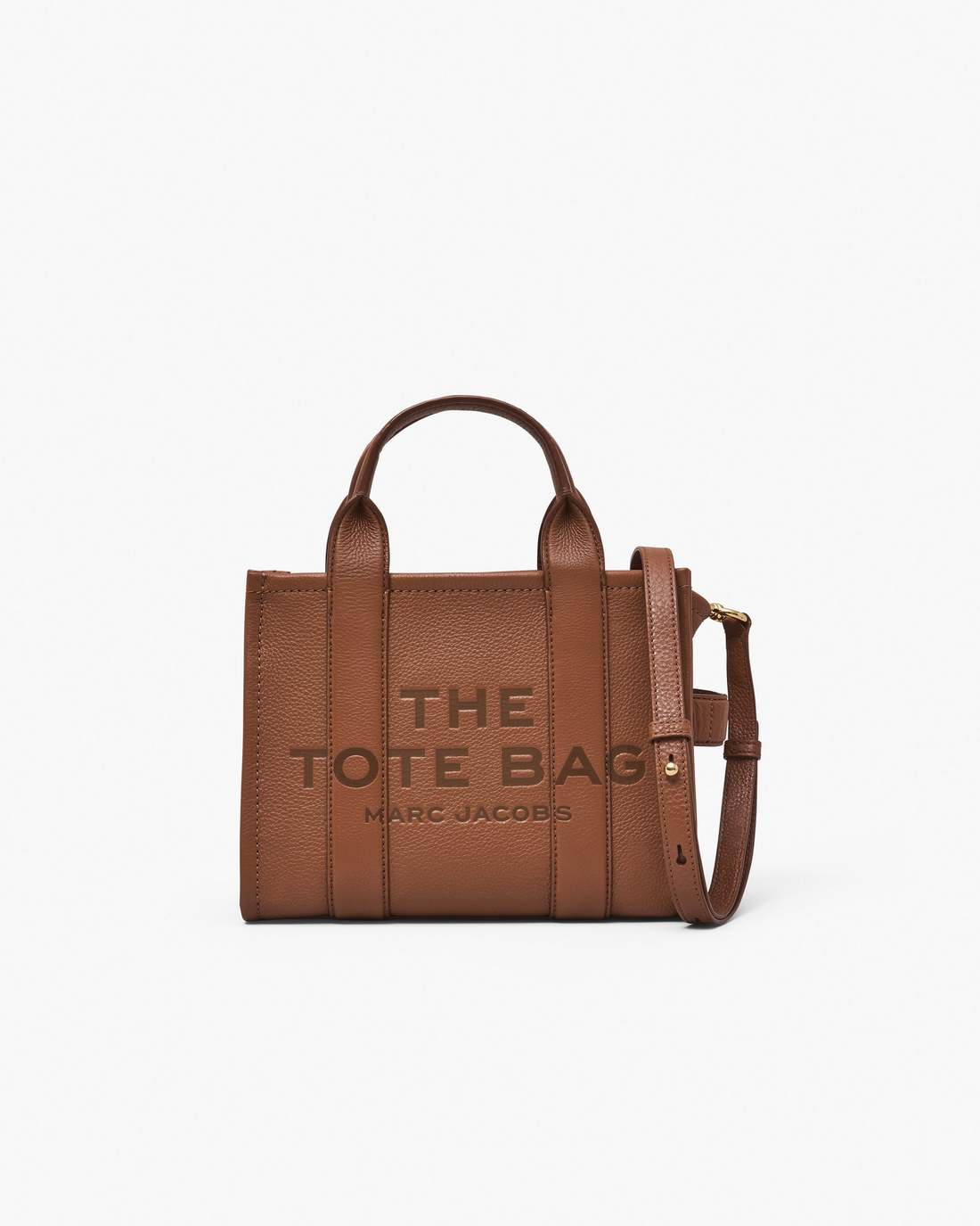 Marc Jacobs Discount - The Leather Small Tote Bag Argan Oil