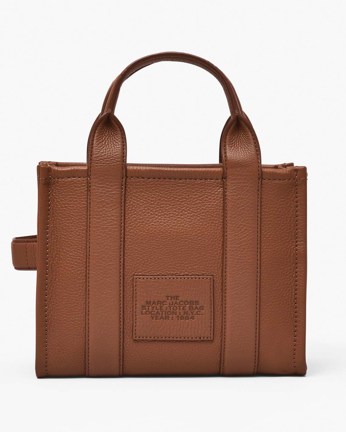Marc Jacobs Discount - The Leather Small Tote Bag Argan Oil