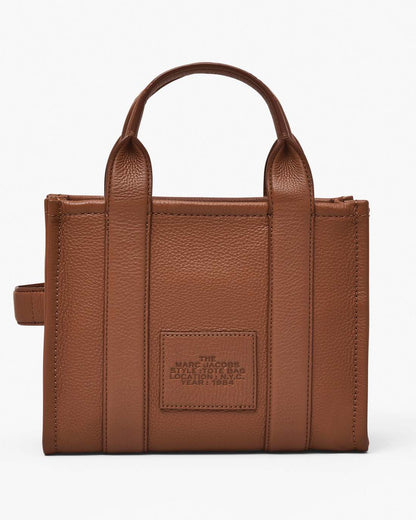 Marc Jacobs Discount - The Leather Small Tote Bag Argan Oil