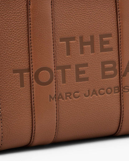 Marc Jacobs Discount - The Leather Small Tote Bag Argan Oil