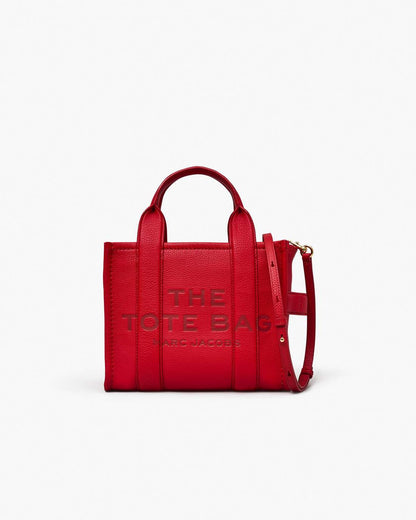 Marc Jacobs Everyday - The Leather Small Tote Bag True Red